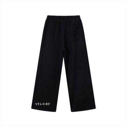 Spodnie dresowe z prostą nogawką i kontrastową taśmą