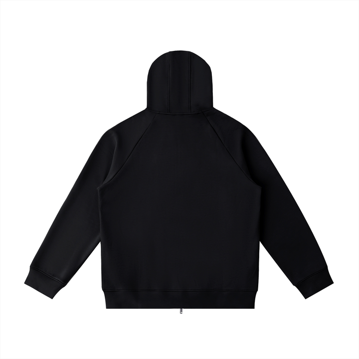Heavyweight Raglan Sleeve Zip Hoodie
