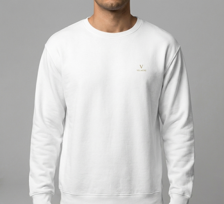 Unisex Premium Sweatshirt aus recyceltem Material mit Allover-Print