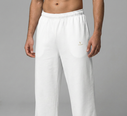 Uniseksowe spodnie z szerokimi nogawkami, idealne do wypoczynku i na miasto