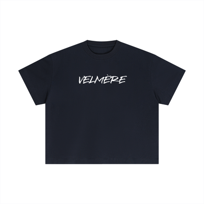 Niezbędna bawełniana koszulka w kształcie pudełka