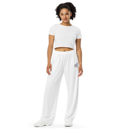 All-over print unisex wide-leg pants
