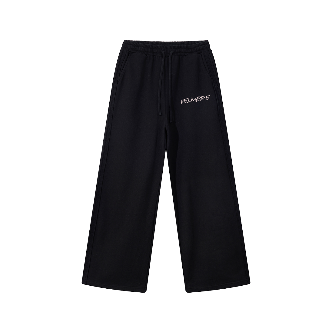 Spodnie dresowe z prostą nogawką i kontrastową taśmą