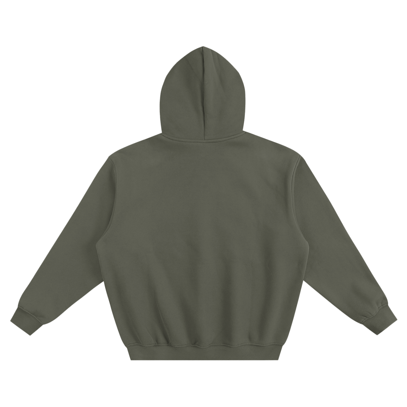 Fleece-Hoodie (kastenförmig)