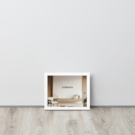 Gerahmtes Poster