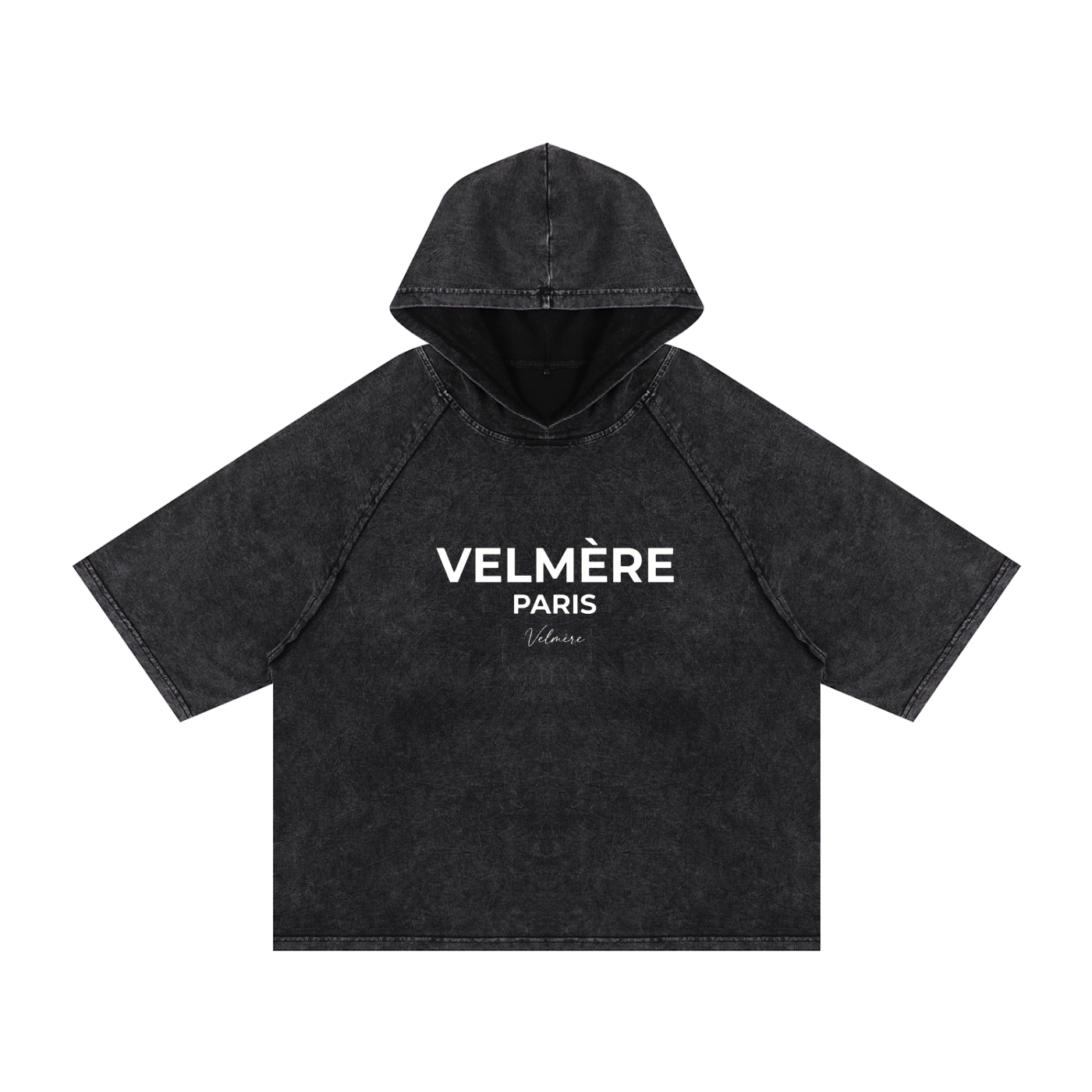 Koszulka z kapturem i pudełkiem Snow Washed