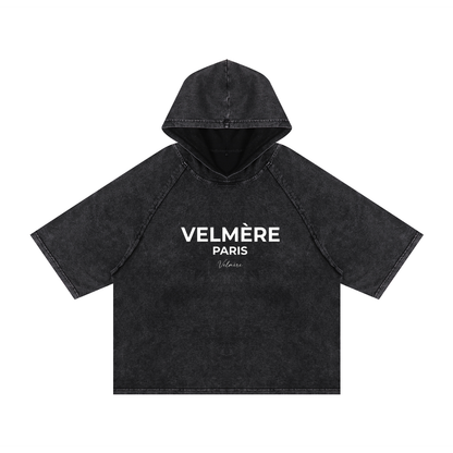 Koszulka z kapturem i pudełkiem Snow Washed