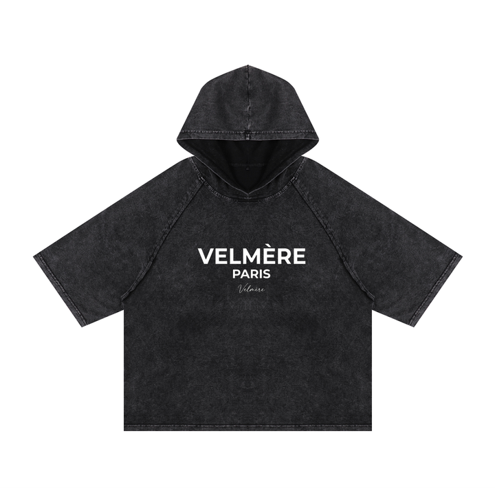 Koszulka z kapturem i pudełkiem Snow Washed