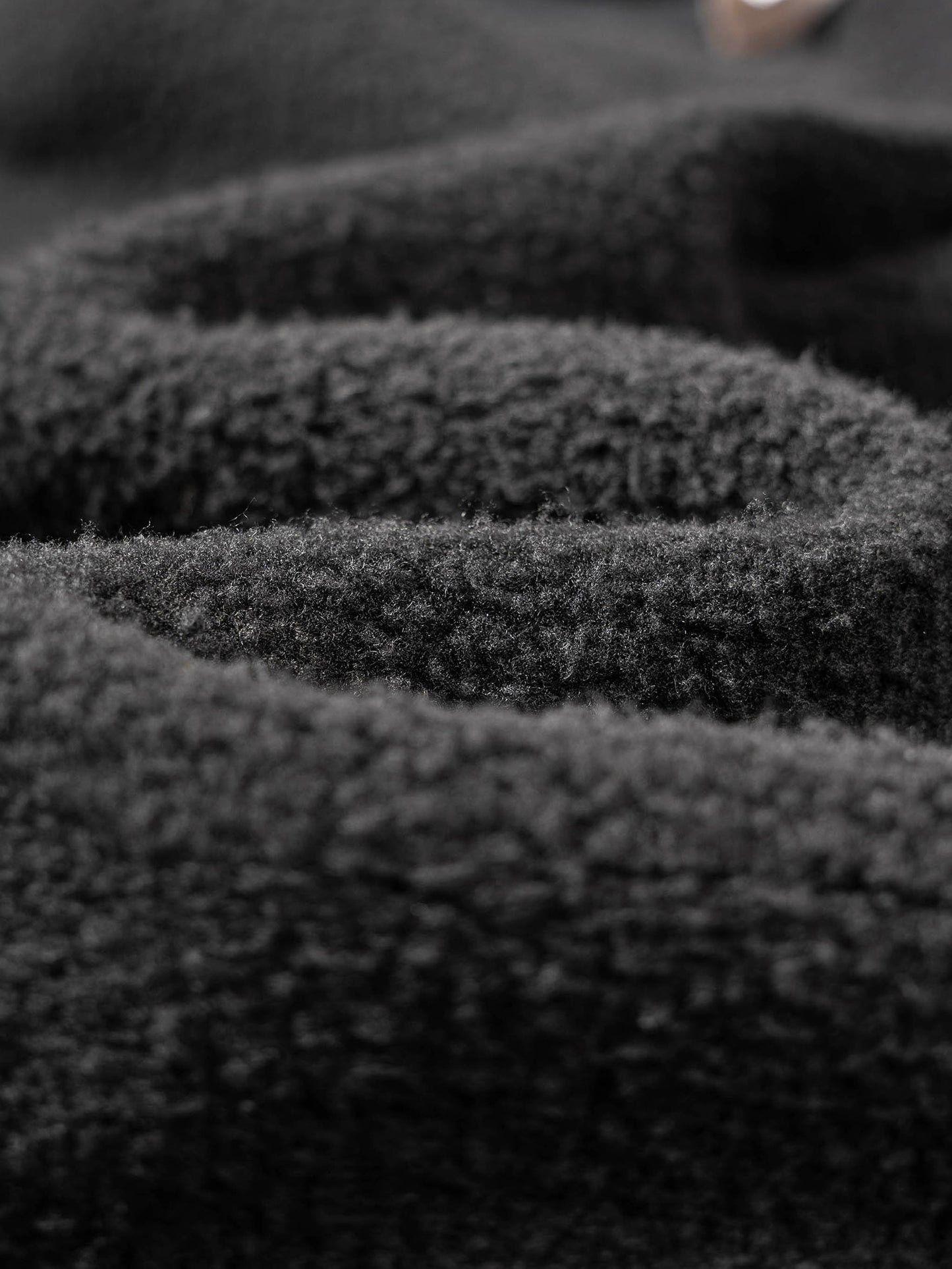 Vintage-Fleece-Hoodie im Used-Look mit Fransen