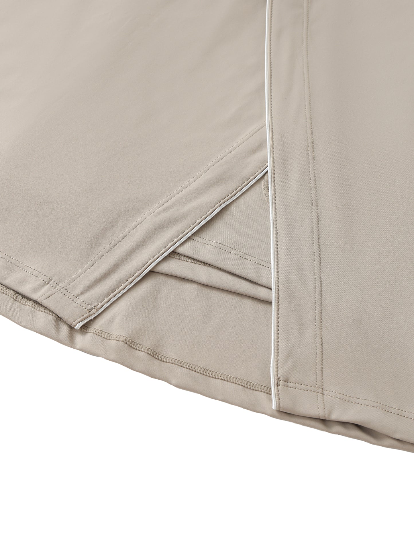 Spódnica z wysokim stanem i kieszeniami w kształcie litery A