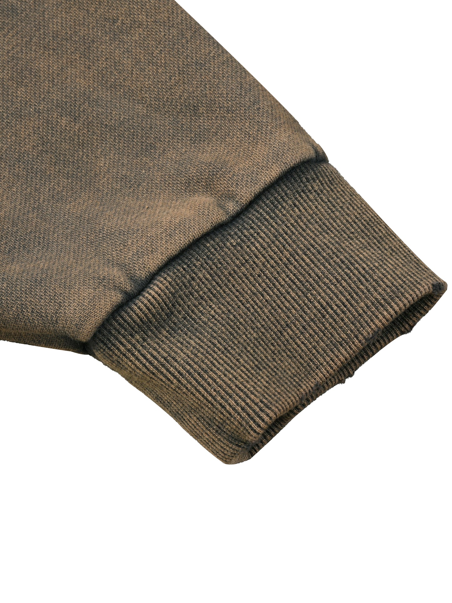 Bluza z kapturem w stylu vintage z postrzępionym brzegiem