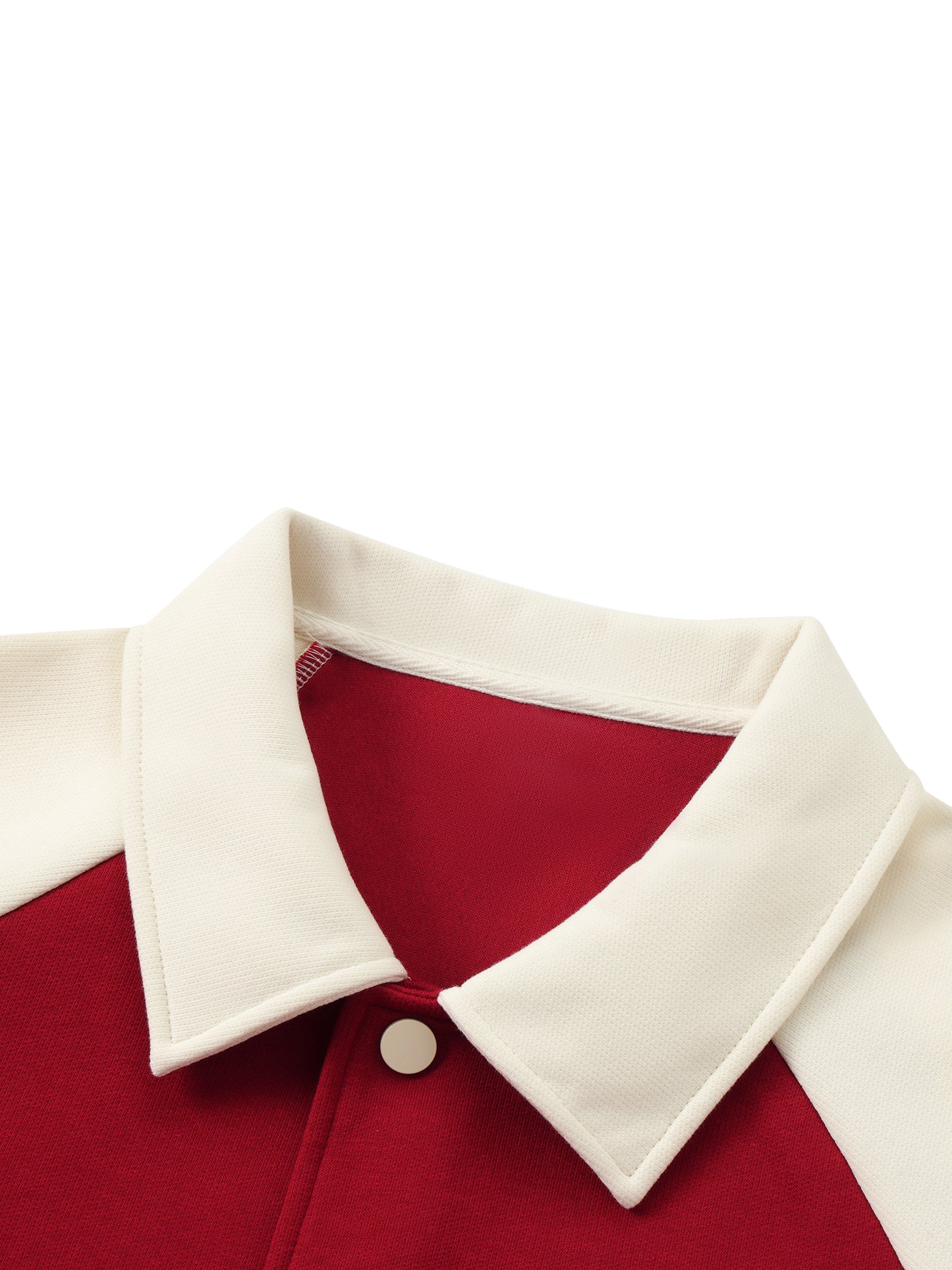 Kurtka baseballowa z kontrastowymi rękawami typu raglan