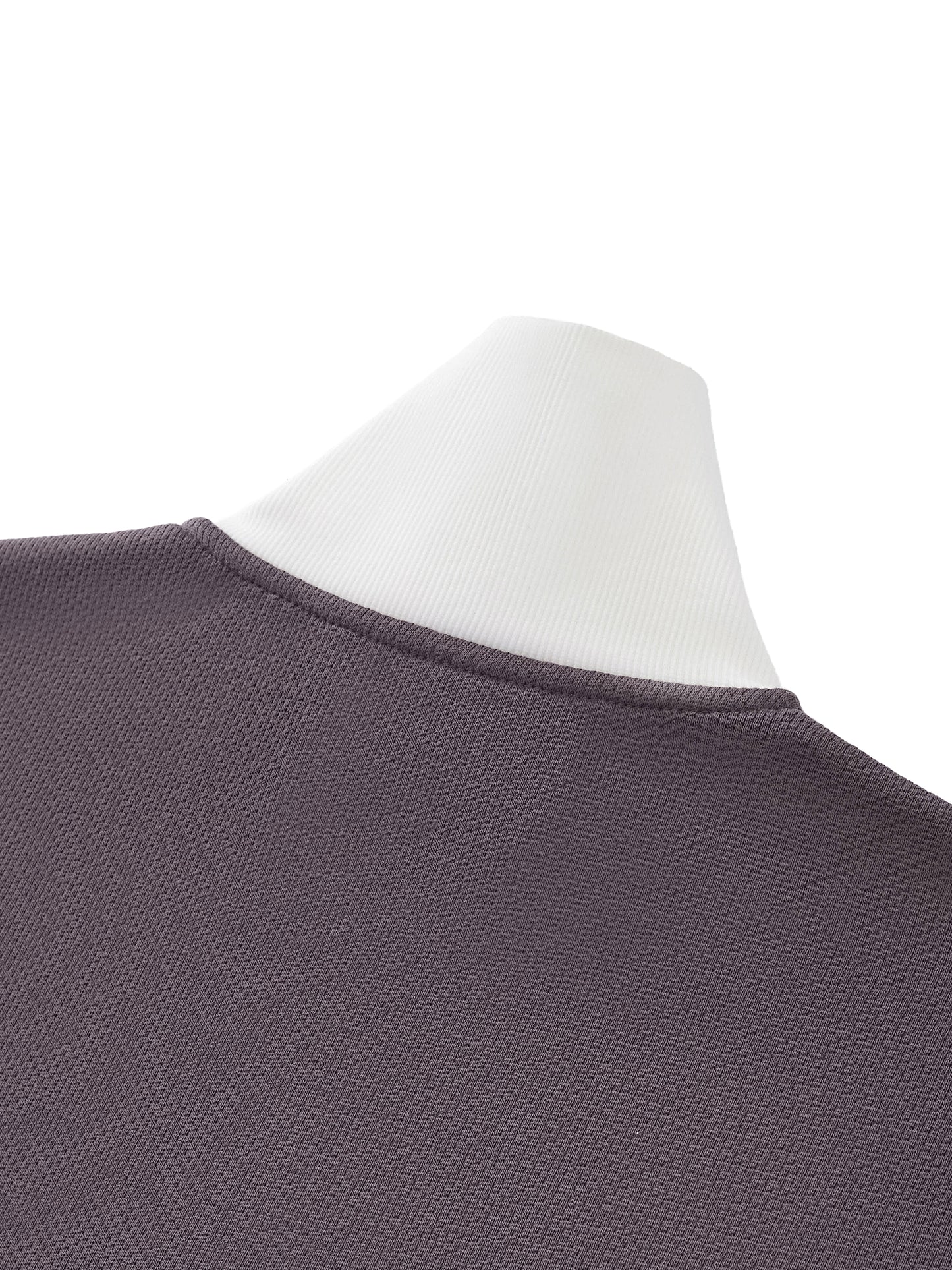 Kurze Fleece-Trainingsjacke mit kontrastierenden Seitenstreifen